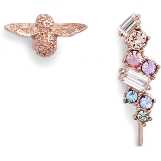 Olivia Burton Rainbow Bee Crawler Earrings OBJAME125