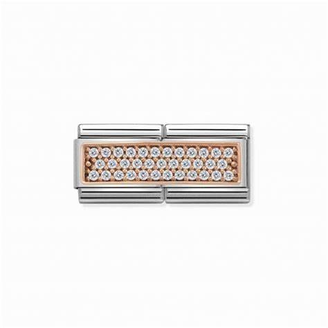 Nomination Classic Rose Gold CZ Double Charm 430731/01