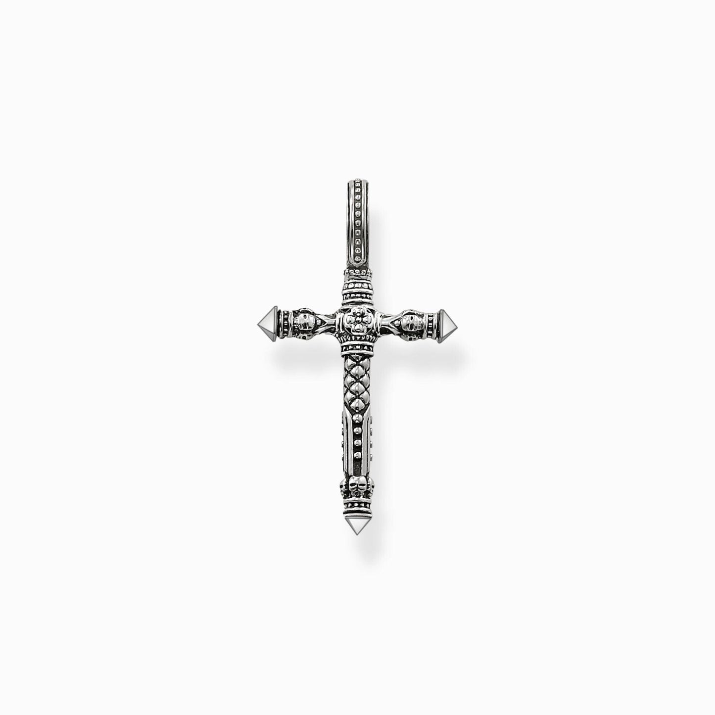 Thomas Sabo Sterling Silver Skull Cross Pendant PE503