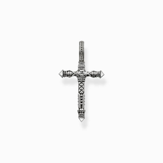 Thomas Sabo Sterling Silver Skull Cross Pendant PE503