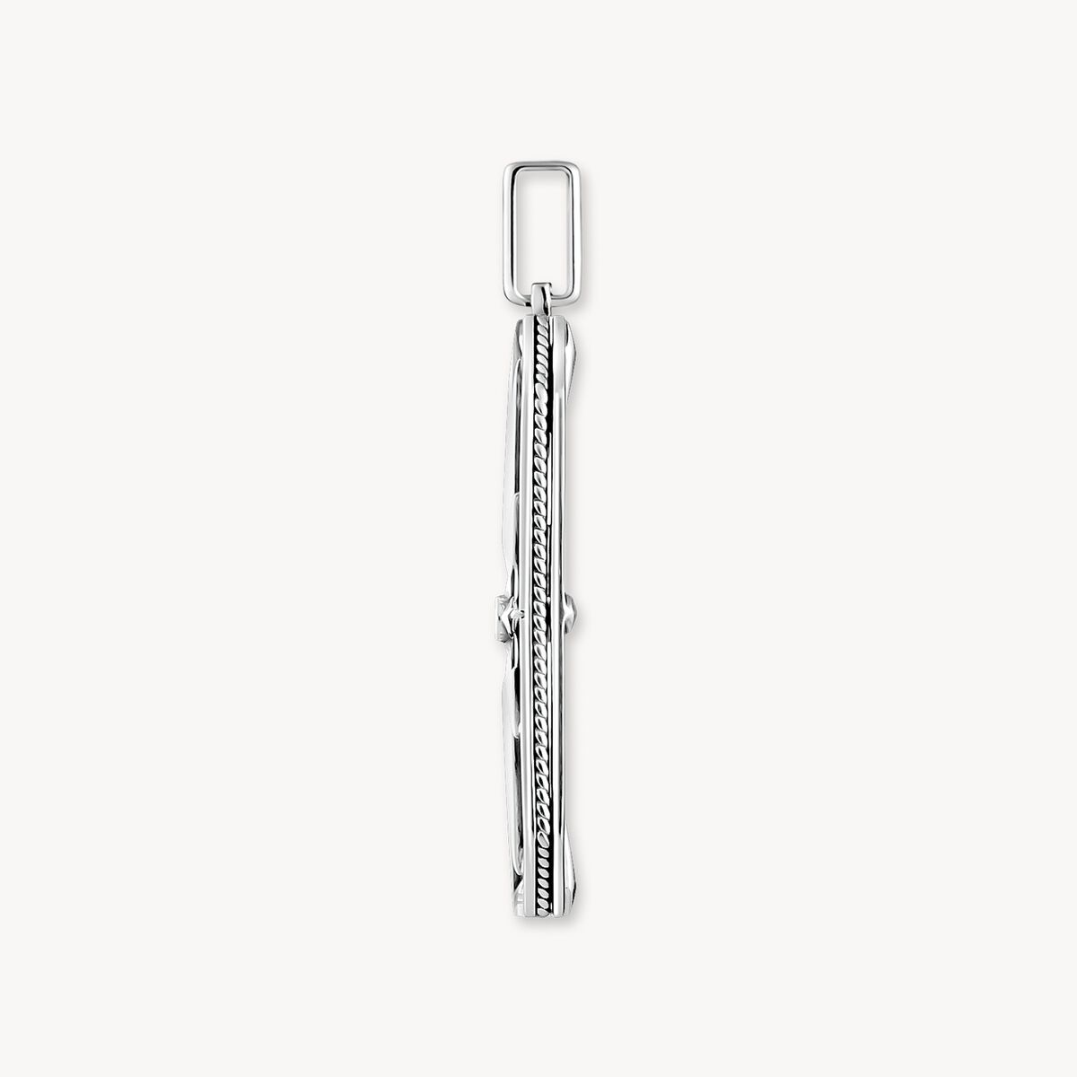 Thomas Sabo Sterling Silver Black Onyx Compass Pendant PE869-641-11