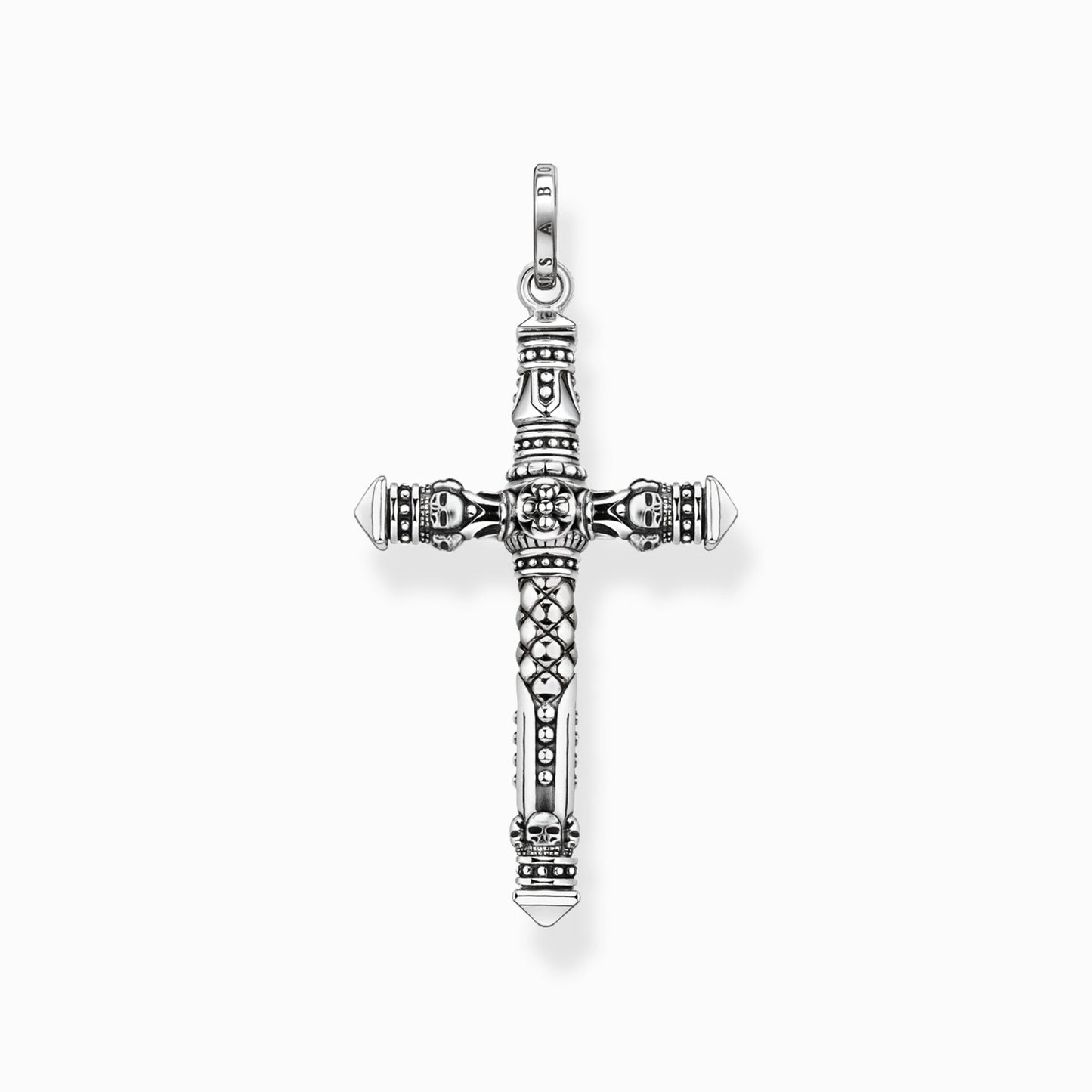 Thomas Sabo Skulls And Pyramids Silver Cross - No Chain