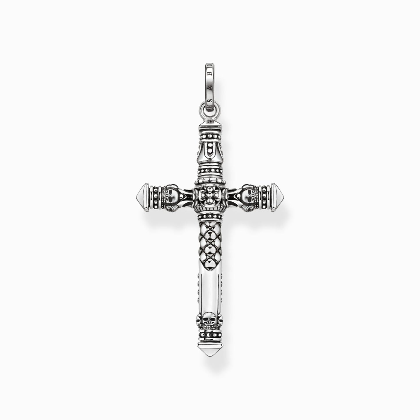 Thomas Sabo Skulls And Pyramids Silver Cross - No Chain