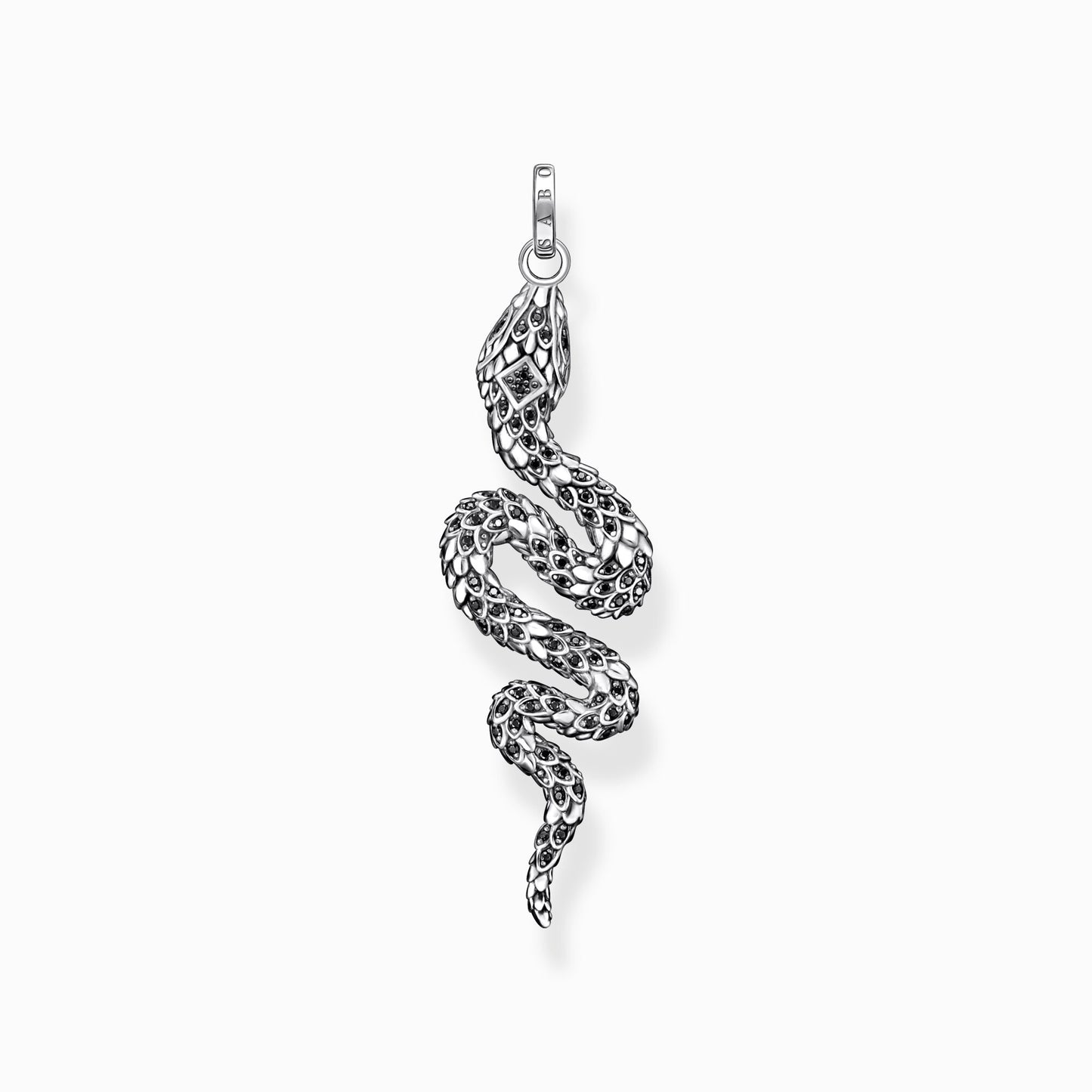 Mystic Black Cz Snake