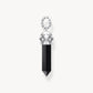 Thomas Sabo Silver Black Onyx Shaped Crystal and Cubic Zirconia Pendant PE964-641-11