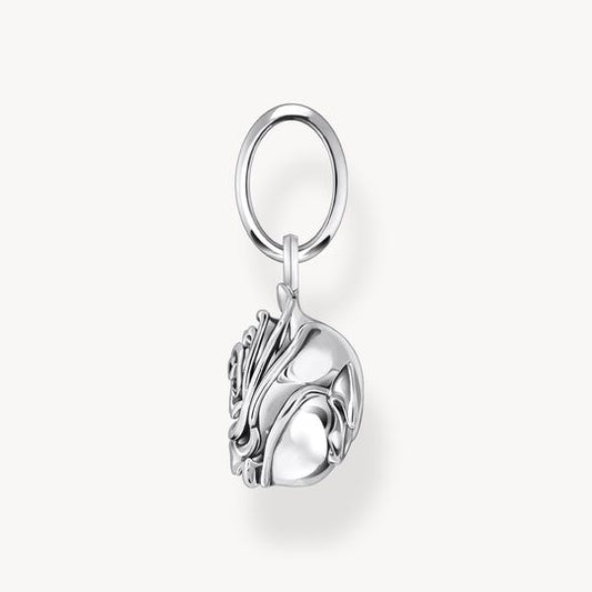 Thomas Sabo Sterling Silver Midnight Rose Pendant PE982-637-21