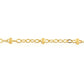 Permanent Gold Filled Cable Bead Anklet