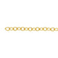 Permanent Anklet 27cm Marquise Cable Yellow Gold Filled Link PJ-14201007-27CM-DC