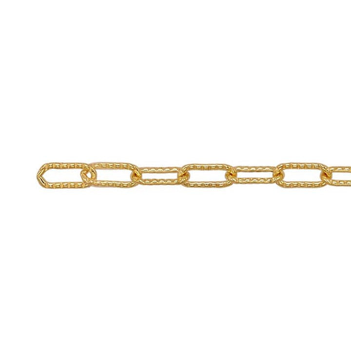 Permanent Gold Filled Fancy Cable Anklet