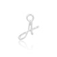 Permanent Sterling Silver Initial A Charm Pj-9252126