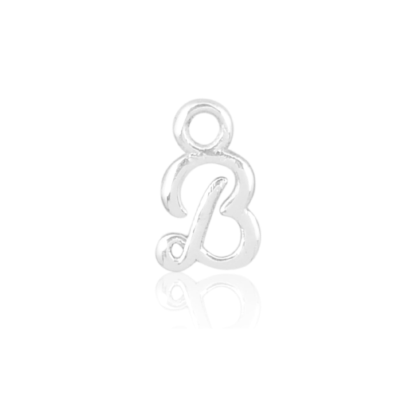 Permanent Sterling Silver Initial B Charm Pj-9252127