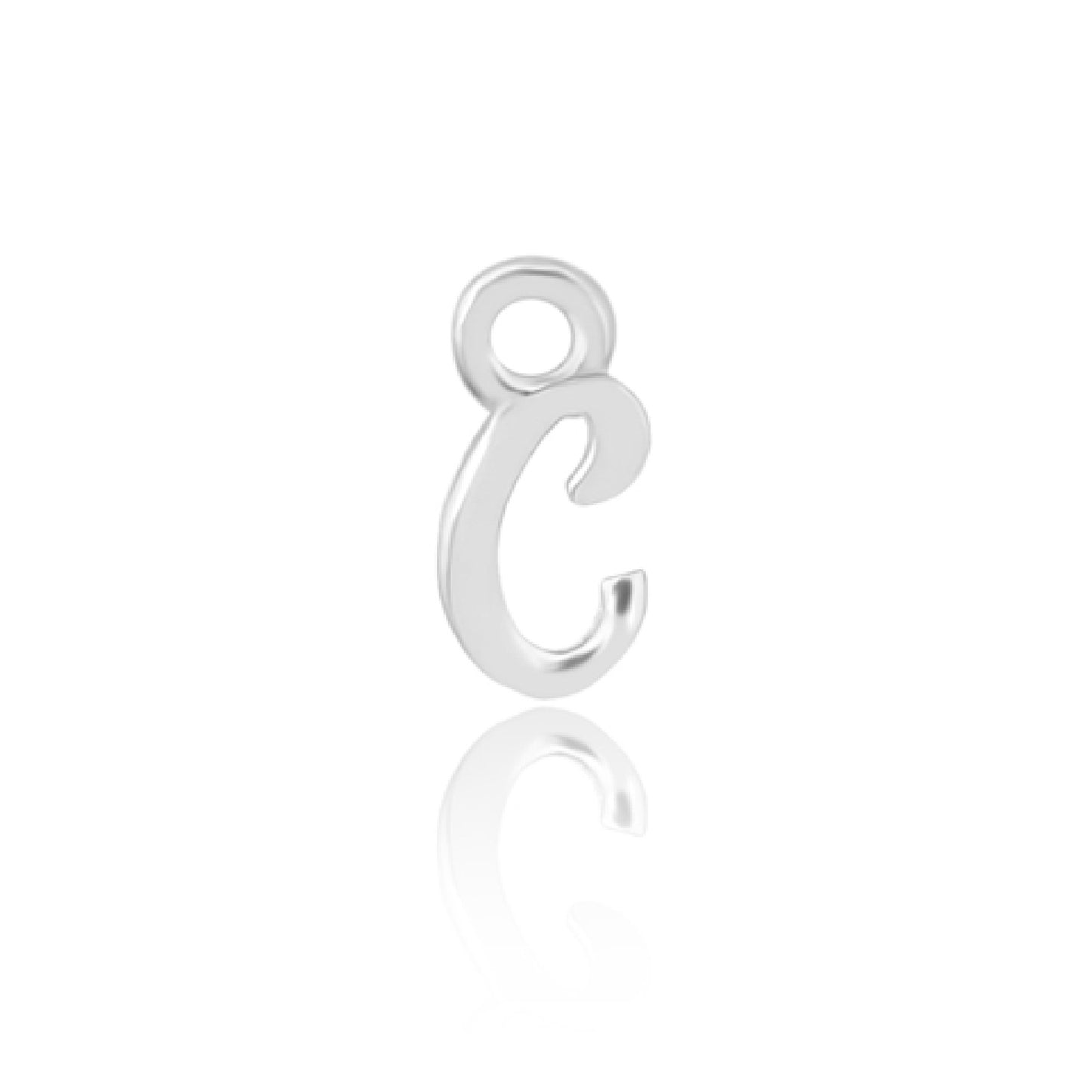 Permanent Sterling Silver Initial C Charm Pj-9252128