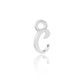 Permanent Sterling Silver Initial C Charm Pj-9252128