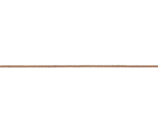 9ct Rose Gold 16/18" Adjustable Curb Chain