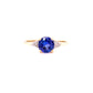 9ct Yellow Gold Tanzanite And Diamond Ring