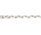 Sterling Silver Solid Heavy 8" Angle Filed Trace Bracelet