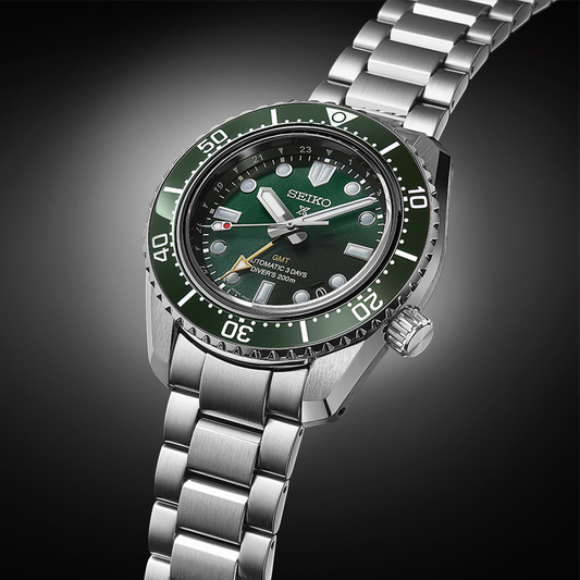 Seiko Prospex 1968 Divers Marine Green Re-Interpretation GMT Watch Green SPB381J1