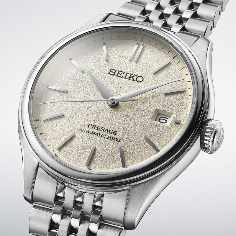 Seiko Presage Classic Series Shiro-Iro White Dial Bracelet Watch SPB463J1