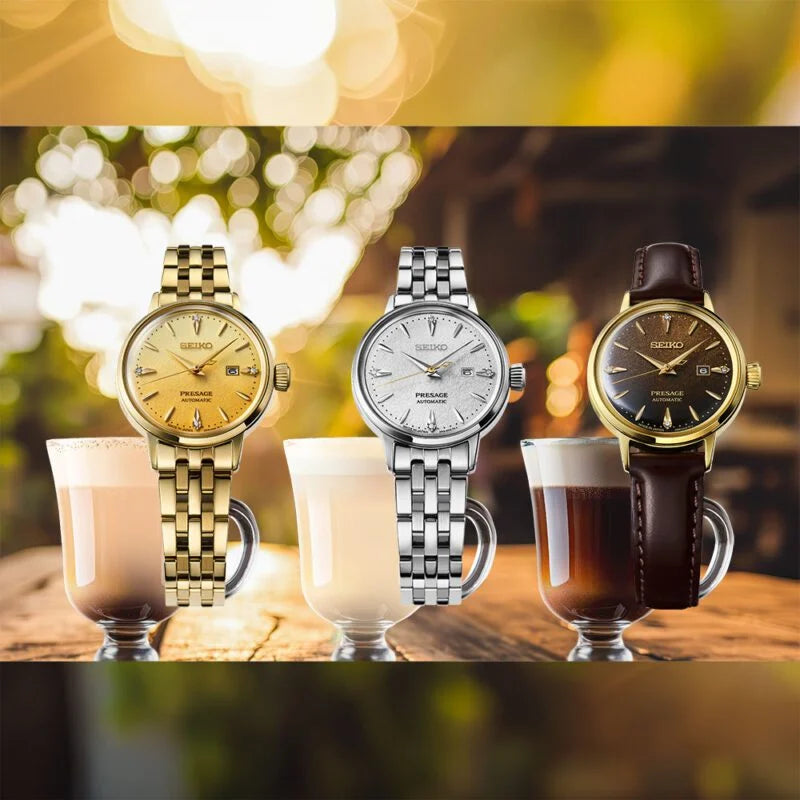 Seiko Presage ‘Hot Buttered Rum’ Diamond-set 30mm Cocktail Time Watch SRE017J1