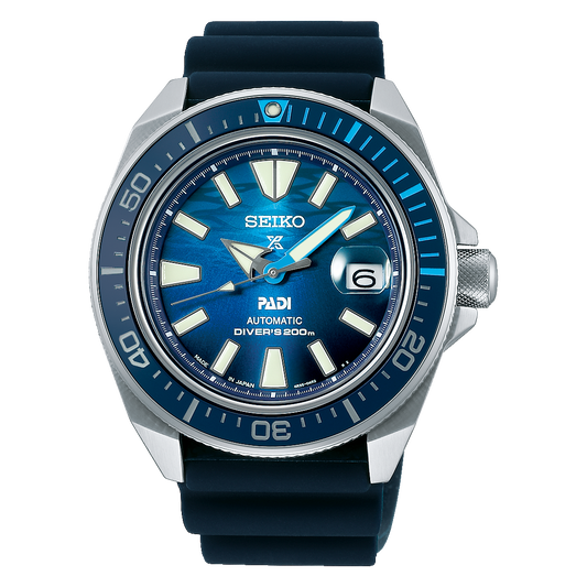 Seiko Prospex Special Edition Great Blue Samurai Scuba PADI Watch SRPJ93K1