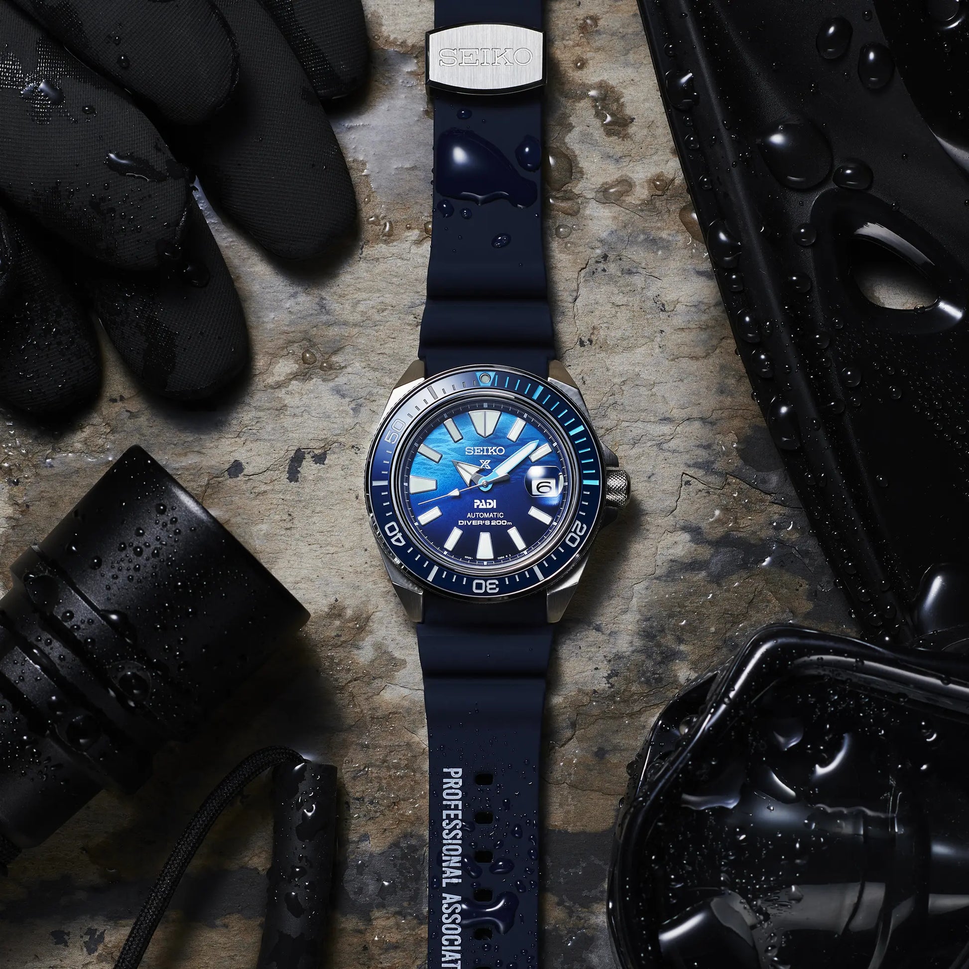 Seiko save the ocean black edition hot sale