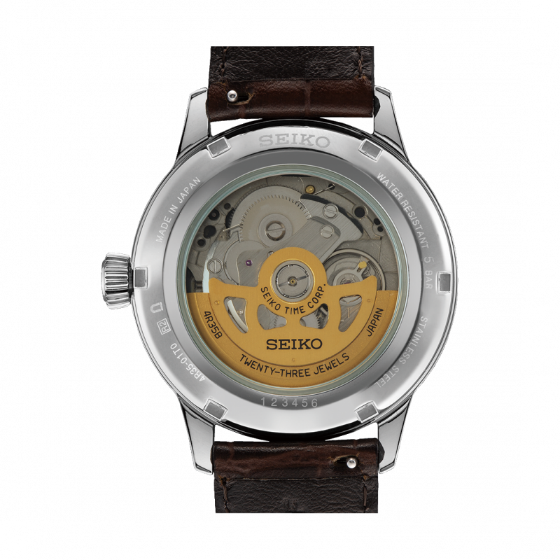 Seiko Presage Cocktail Time Midnight Blue Moon Automatic Watch SRPK15J1