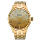 Seiko Beer Julip Shaded Dial Yellow Gold Plated Bracelet Watch