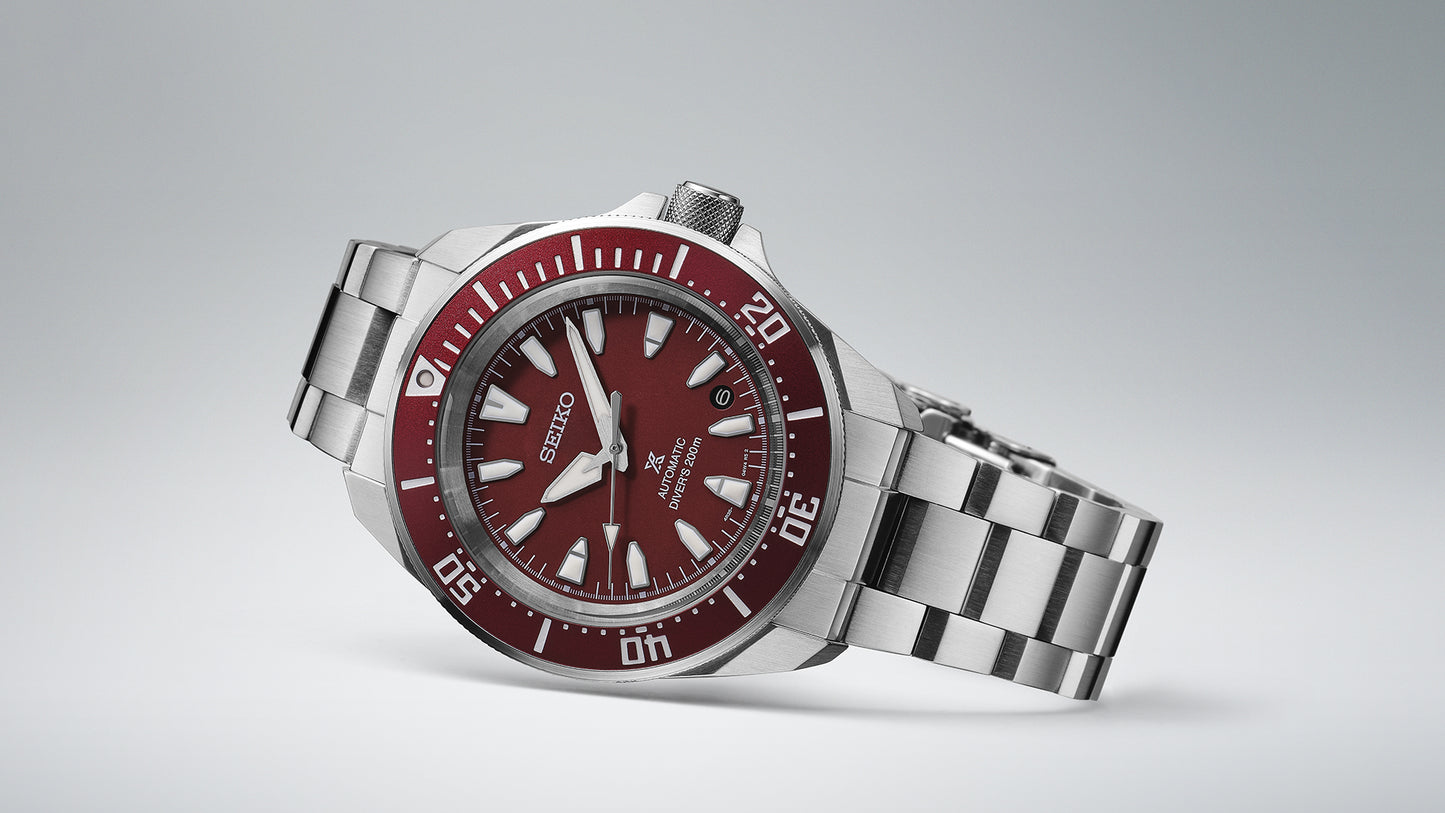 Seiko Prospex Red Shog-urai Samurai Divers Watch SRPL11K1