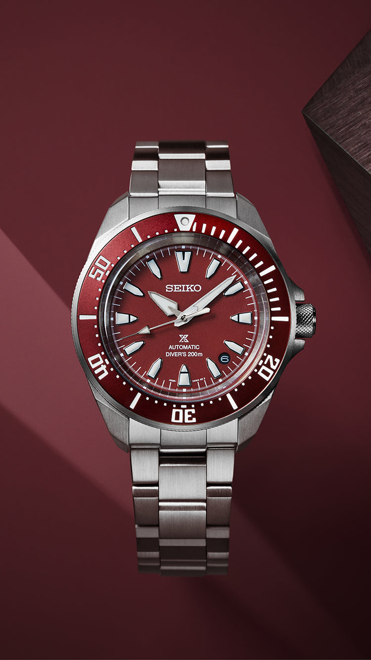 Seiko Prospex Red Shog-urai Samurai Divers Watch SRPL11K1