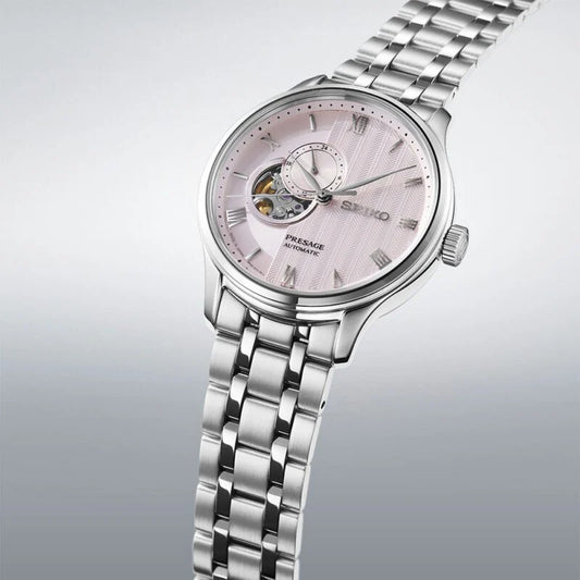 Seiko Presage Watch Kyoto Cherry Blossom Zen Garden Watch SSA465J1