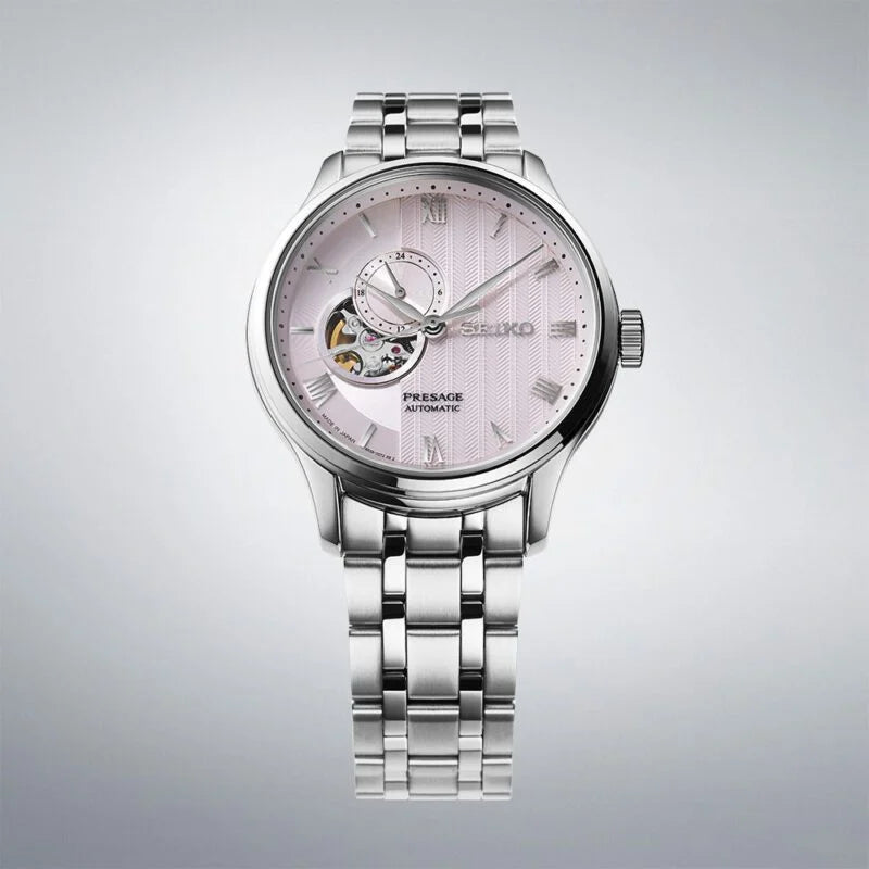 Seiko Presage Watch Kyoto Cherry Blossom Zen Garden Watch SSA465J1