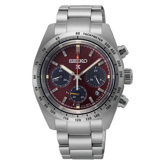 Seiko Prospex Speedtimer European Exclusive in Factory Red SSC953P1