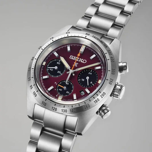 Seiko Prospex Speedtimer European Exclusive in Factory Red SSC953P1