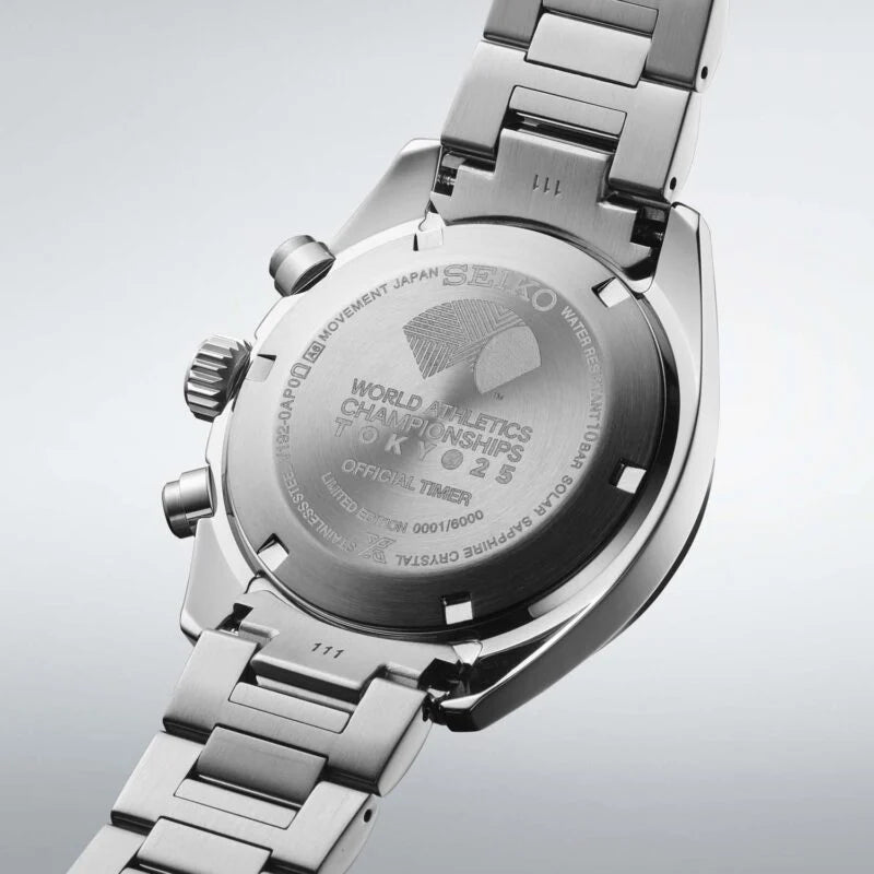 Seiko Prospex Speedtimer 2025 Tokyo World Athletics Championships Limited Edition in Edo Purple SSC955P1