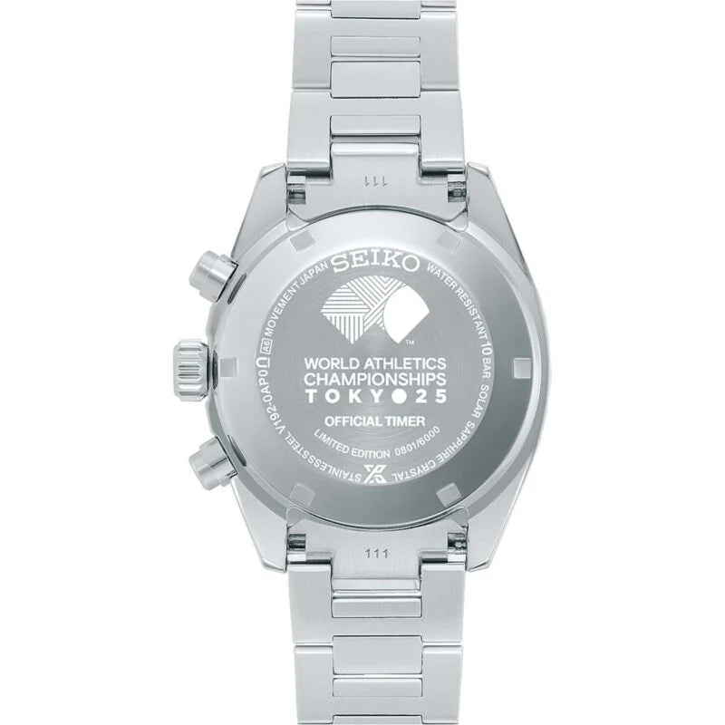 Seiko Prospex Speedtimer 2025 Tokyo World Athletics Championships Limited Edition in Edo Purple SSC955P1