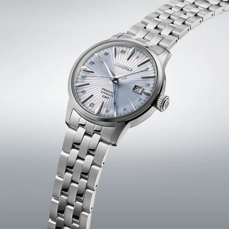 Seiko Presage ‘Skydiving’ Cocktail Time GMT Watch SSK037J1