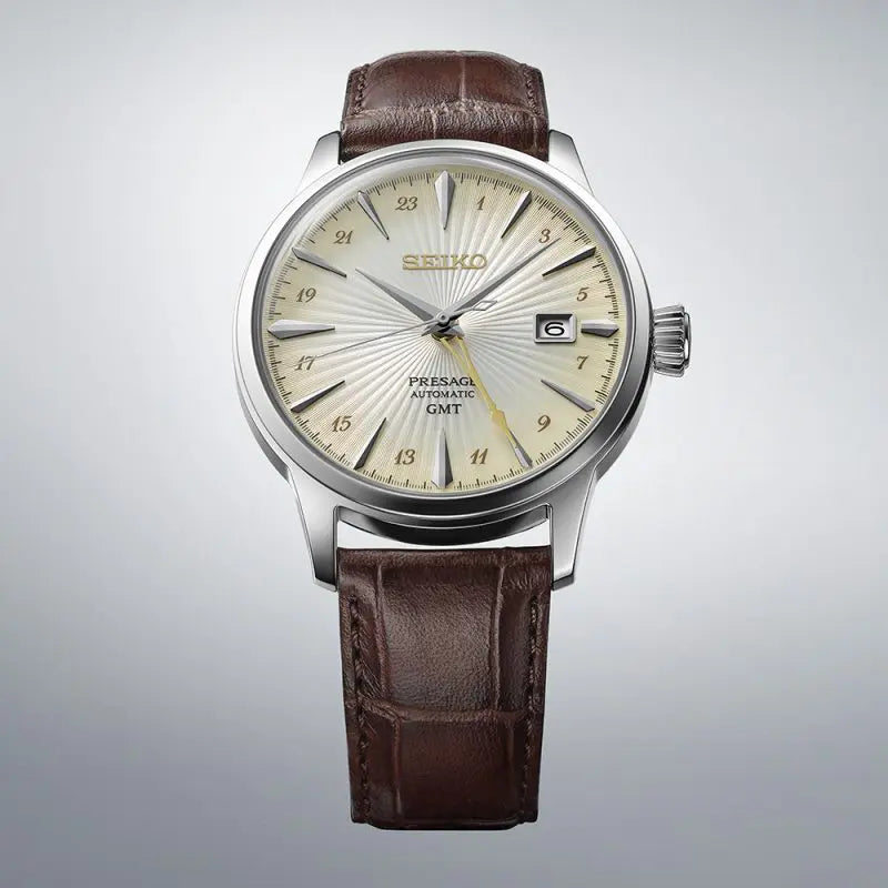 Seiko Presage ‘Acacia’ Cocktail Time GMT Watch SSK041J1