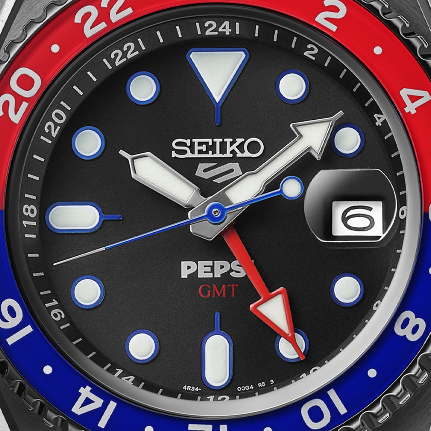 Seiko 5 Sports x PEPSI Limited Edition collaboration in All-Black SSK047K1