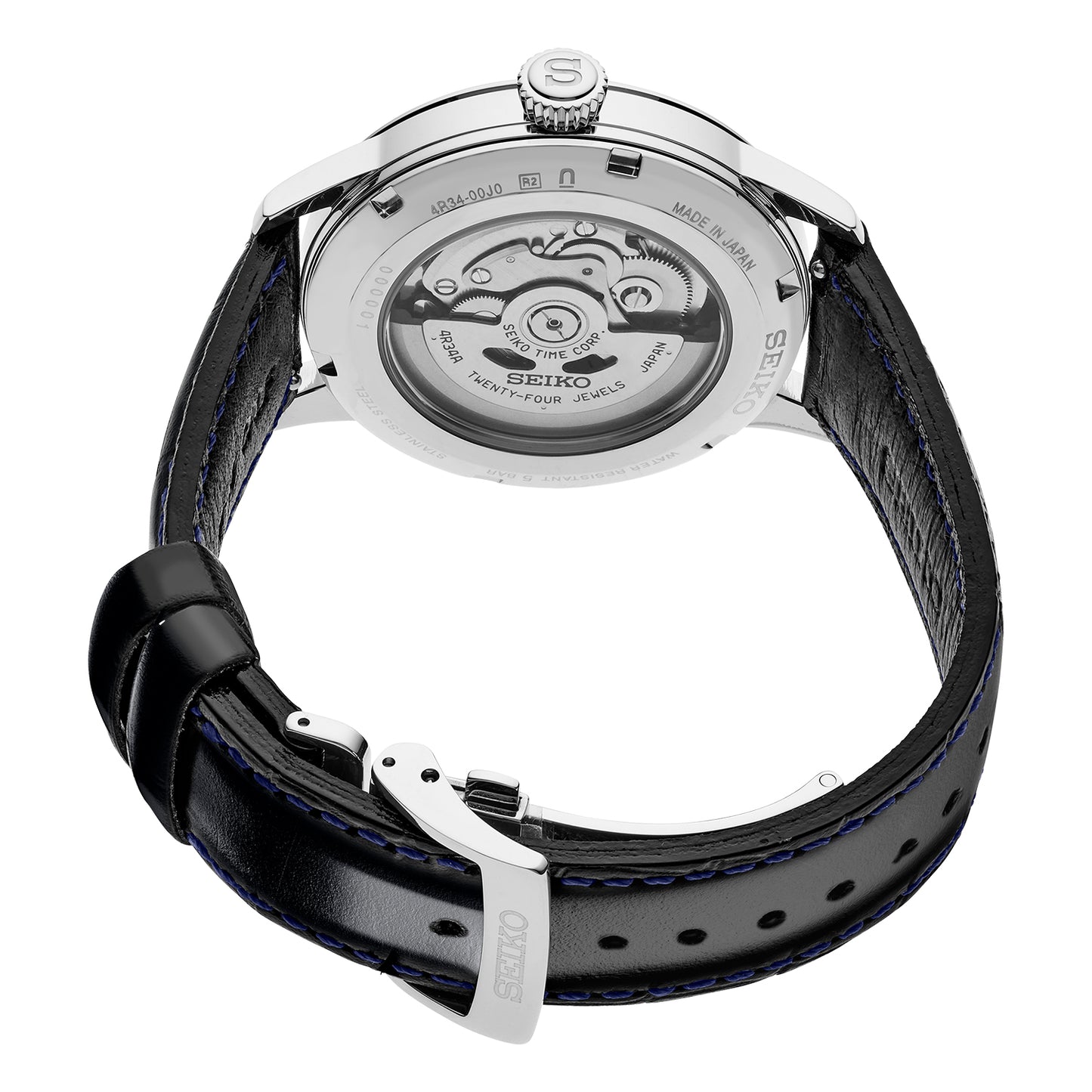 Seiko Presage ‘Silver Bullet’ Cocktail Time GMT Strap Watch SSK049J1