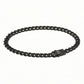 Steel & Barnett Link Chain Bracelet In Black Stainless Steel Small