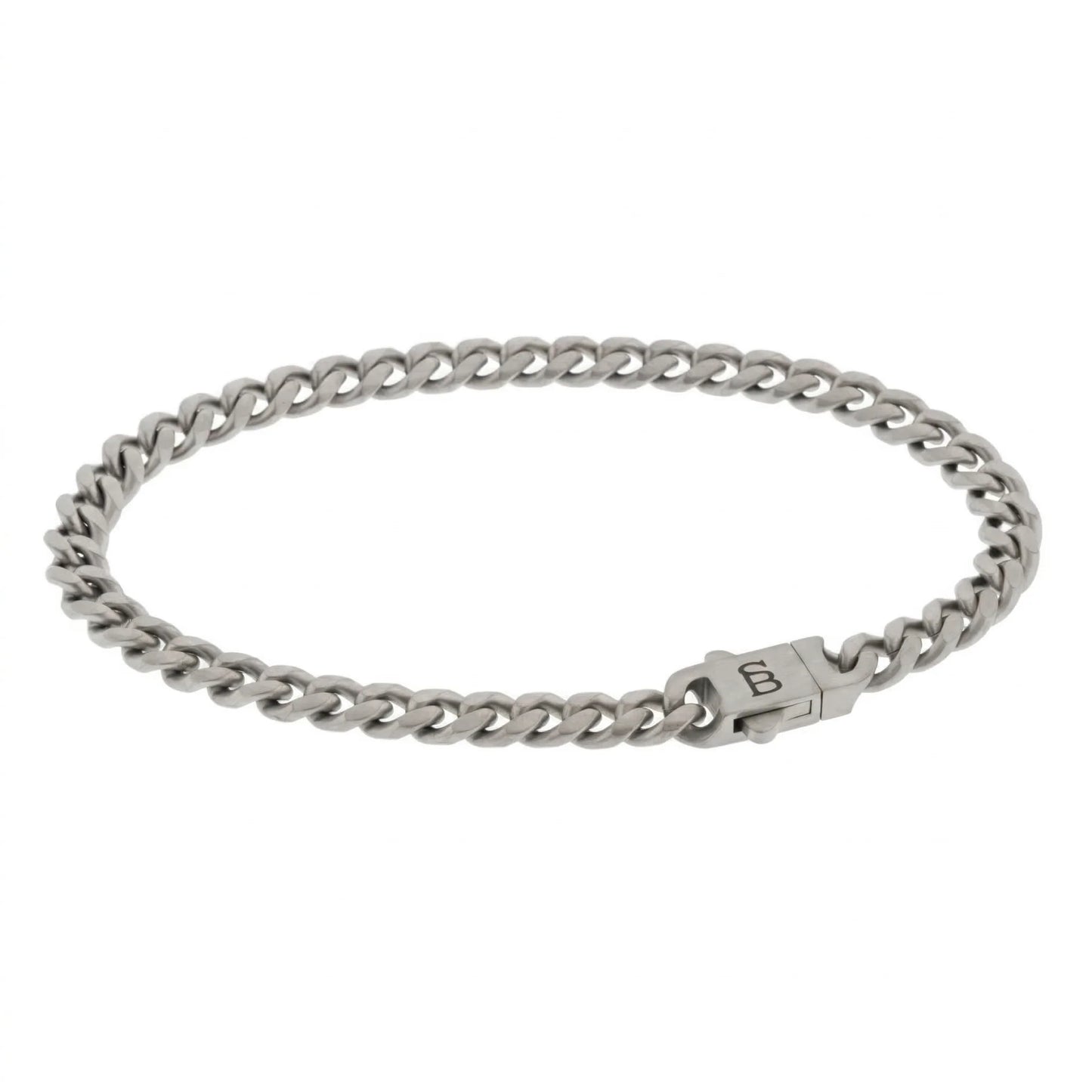Steel & Barnett Link Chain Bracelet In Stainless Steel Small