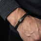 Steel & Barnett Link Chain Bracelet In Black Stainless Steel Small