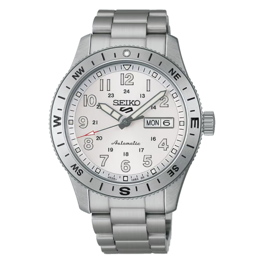 Seiko 5 Sports Field Watch in White Ensign HDB007K1