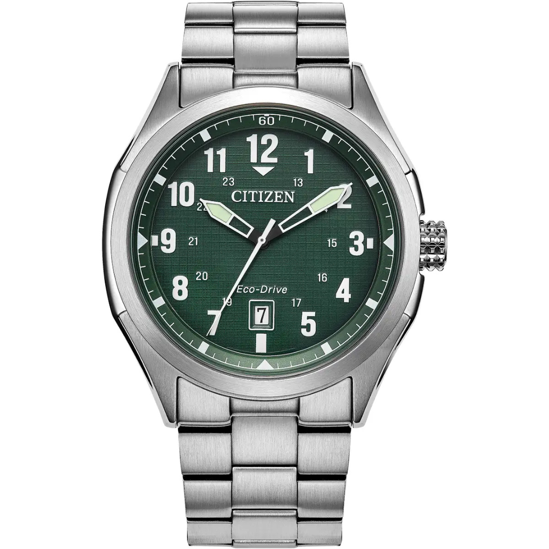 Citizen Eco-Drive Terra Force Watch Green Dial Watch AW1890-51X