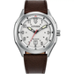 Citizen Terra Force Eco-Drive Brown Strap Watch AW1890-19B