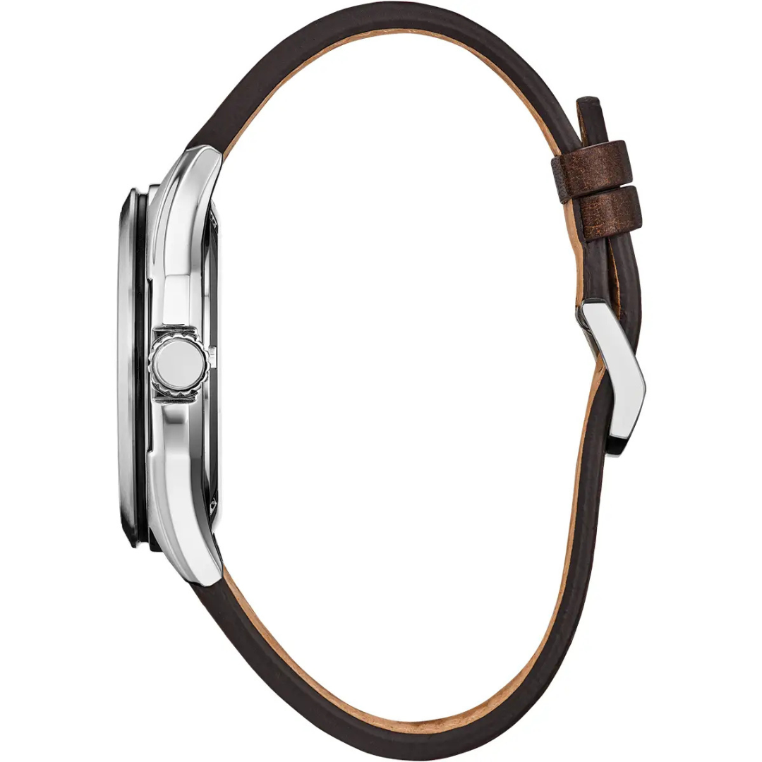Citizen Terra Force Eco-Drive Brown Strap Watch AW1890-19B