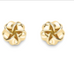 9ct Yellow Gold Four Strand Stud Earrings
