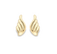 9ct Yellow Gold Angel Wings Stud Earrings