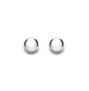 9ct White Gold 5mm Ball Stud Earrings