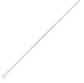 18ct White Gold Fine Flat Curb 18" Chain